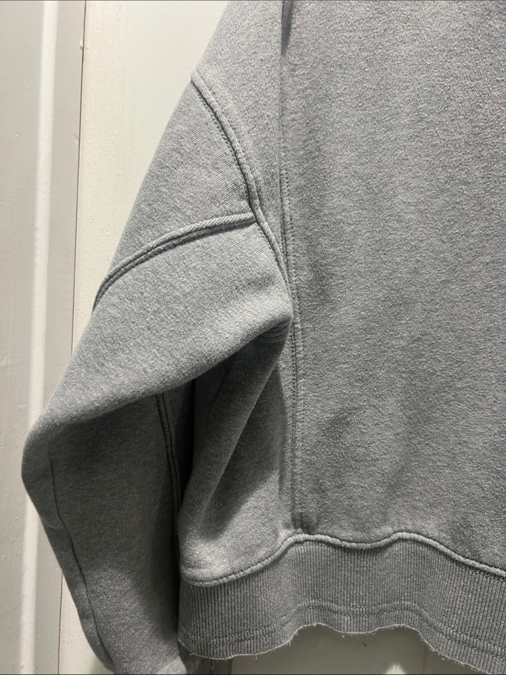 FP Movement by Free People Gray Washed Cropped Crew Sweatshirt - Picture 10 of 11